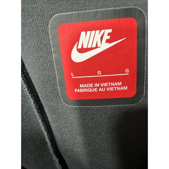 Nike Tech Fleece Pants Jogger Gray Slim Fit Tapered Leg Sweatpants Mens Size L - Picture 10 of 14